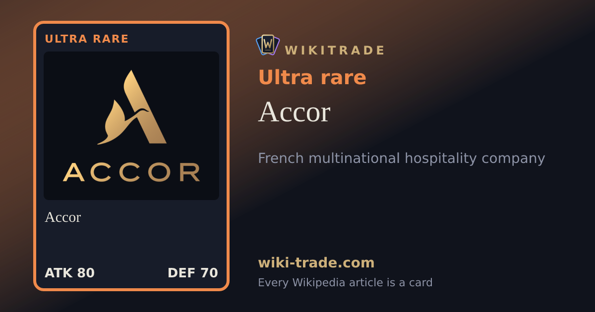 Accor — Ultra rare card