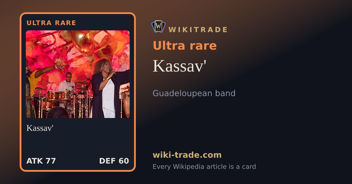 Kassav' — Ultra rare card