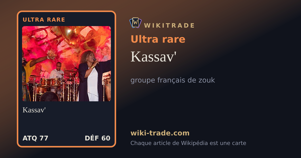 Kassav' — carte Ultra rare