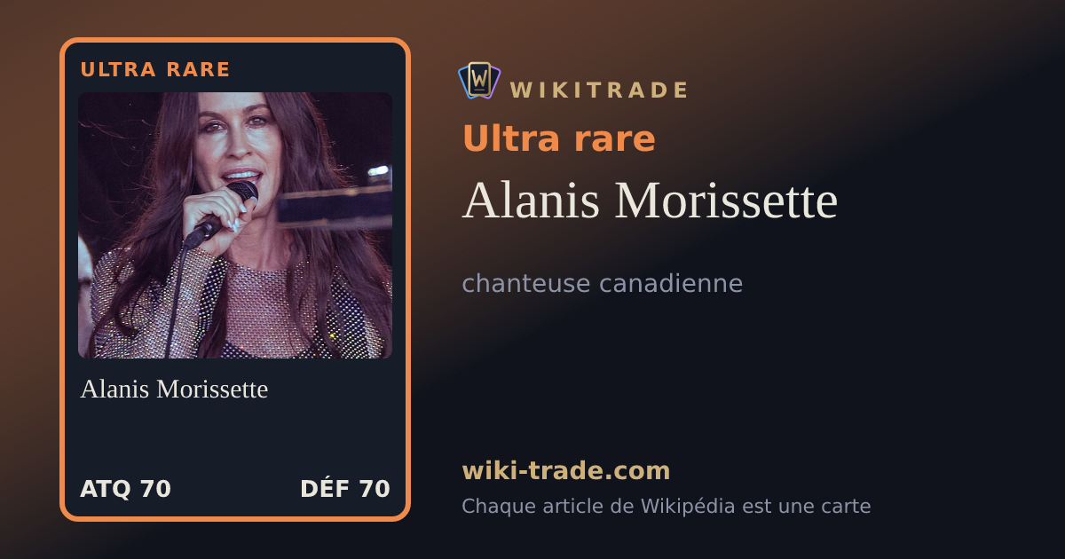 Alanis Morissette — carte Ultra rare