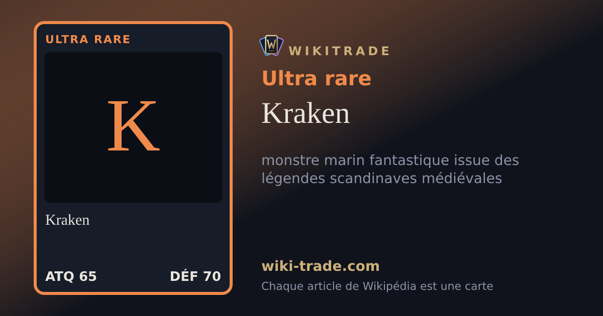 Kraken — carte Ultra rare