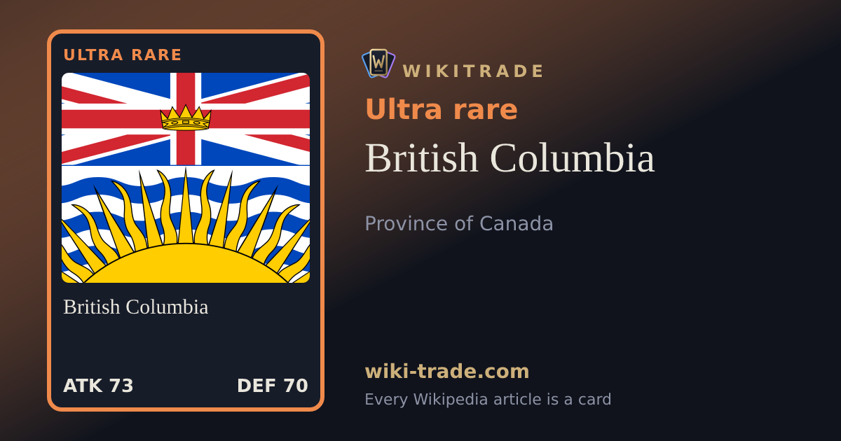 British Columbia — Ultra rare card