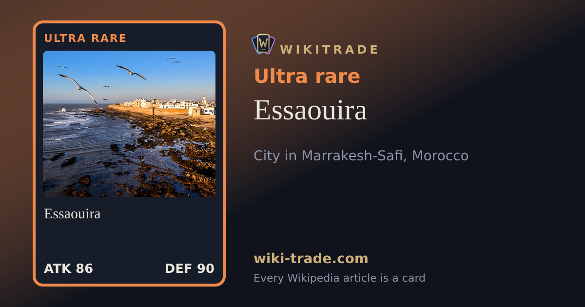 Essaouira — Ultra rare card