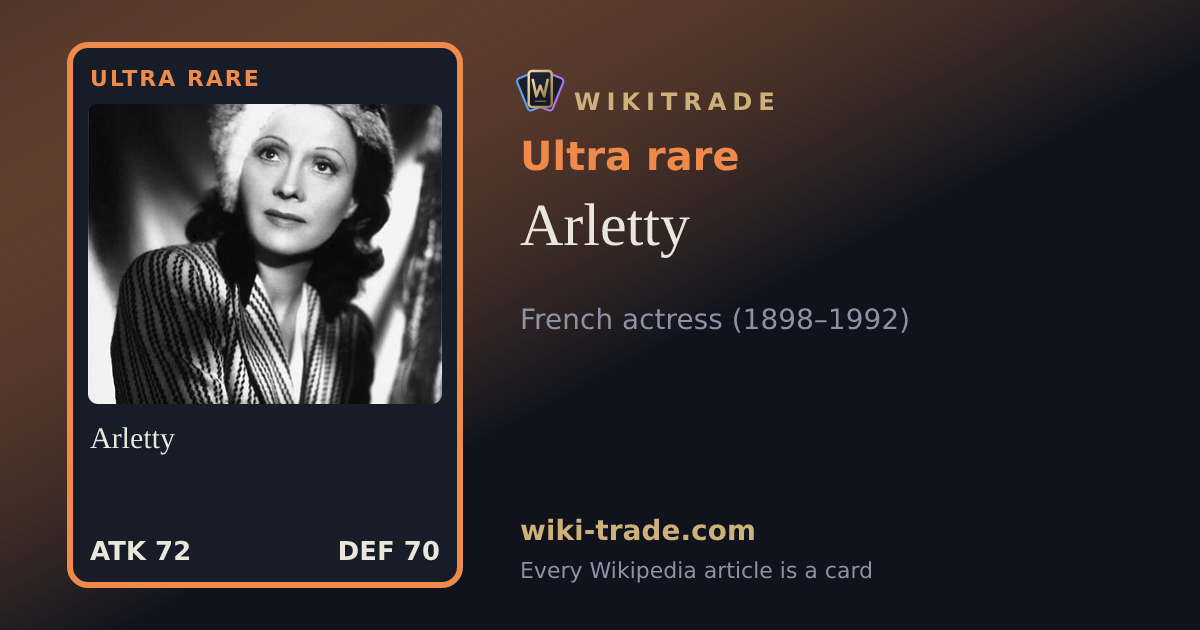 Arletty — Ultra rare card