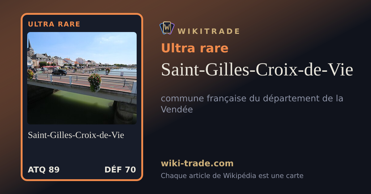 Saint-Gilles-Croix-de-Vie — carte Ultra rare