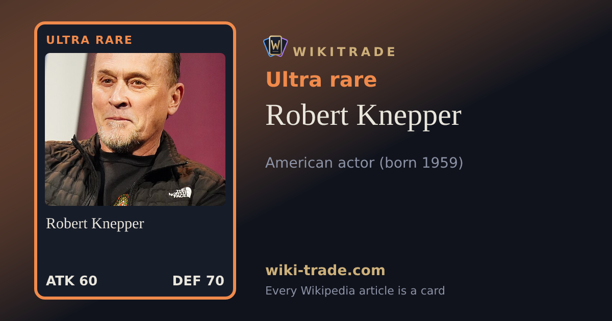 Robert Knepper — Ultra rare card