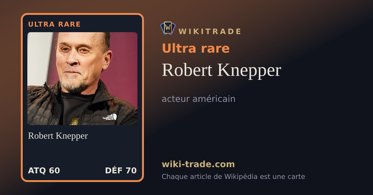 Robert Knepper — carte Ultra rare
