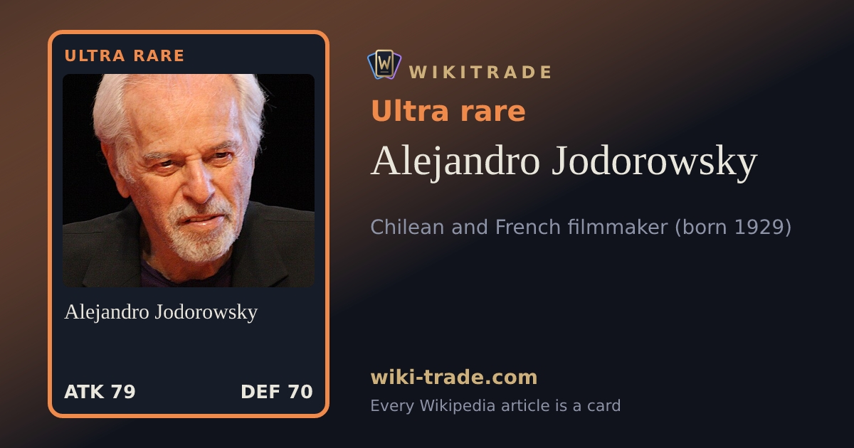 Alejandro Jodorowsky — Ultra rare card