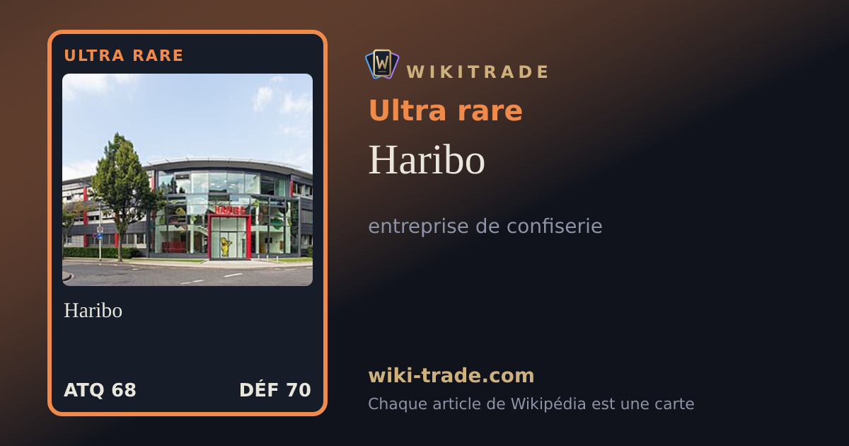Haribo — carte Ultra rare
