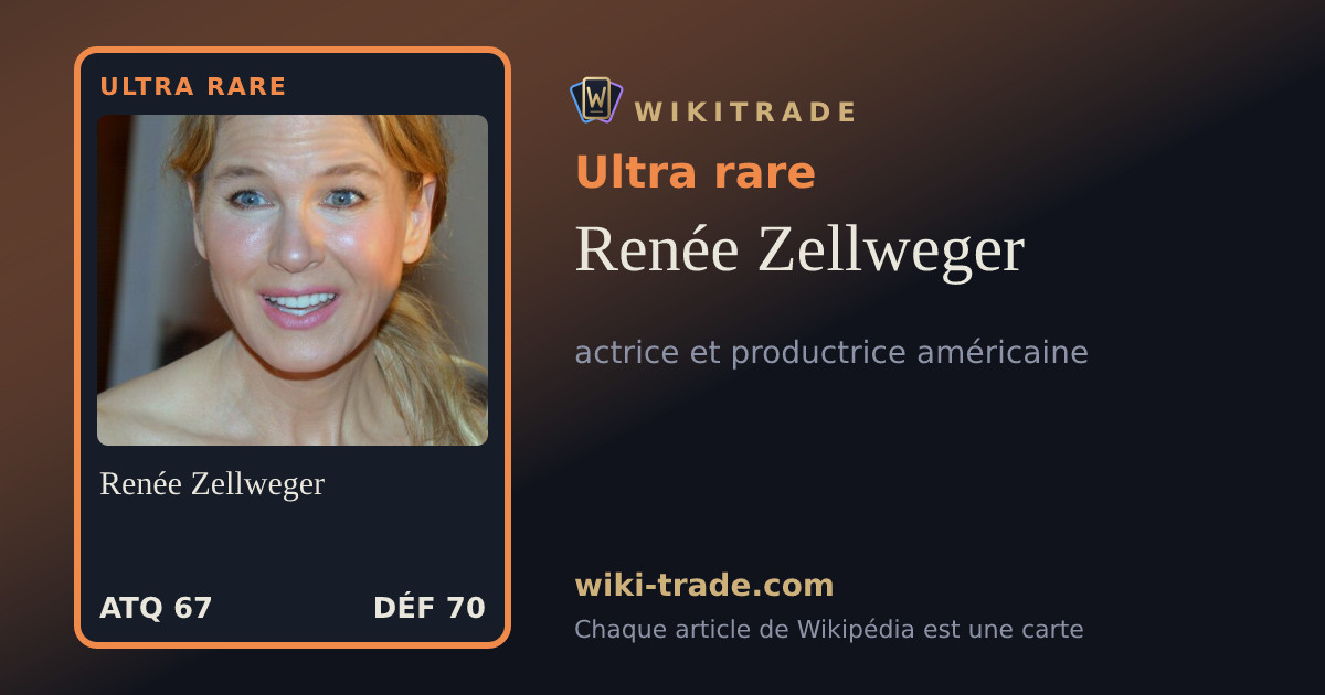 Renée Zellweger — carte Ultra rare