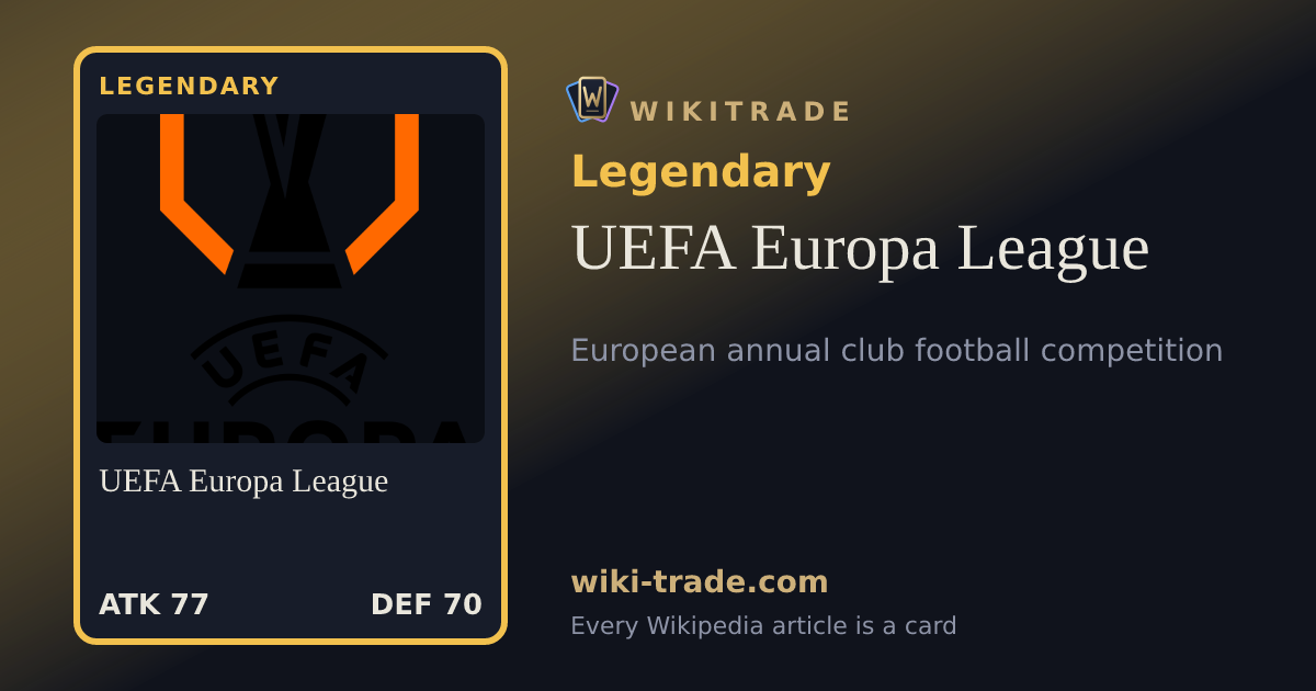 UEFA Europa League — Legendary card