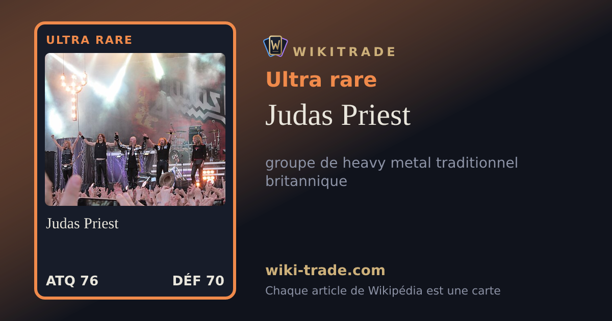 Judas Priest — carte Ultra rare