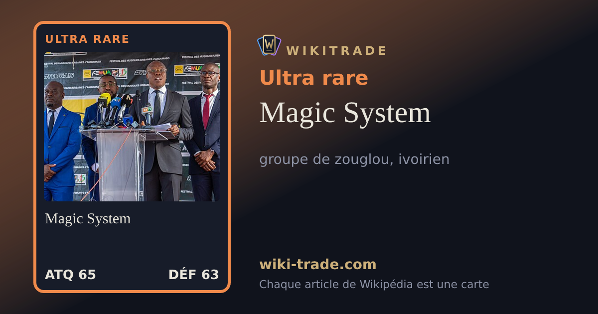 Magic System — carte Ultra rare