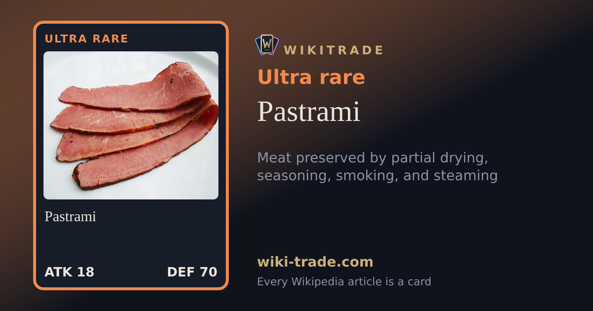 Pastrami — Ultra rare card