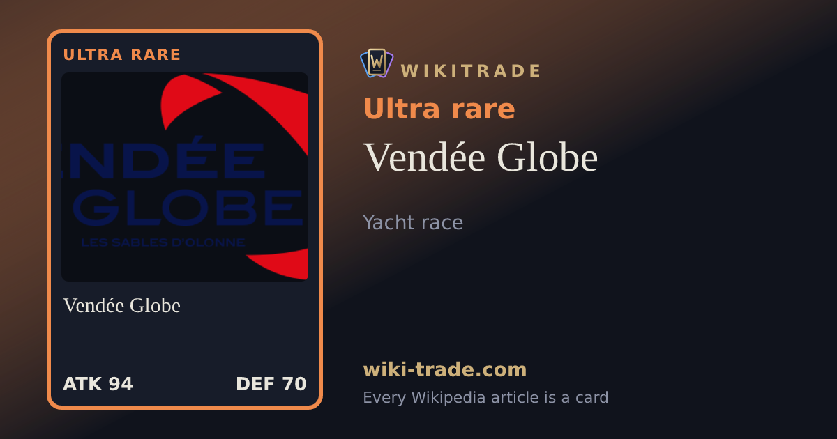 Vendée Globe — Ultra rare card
