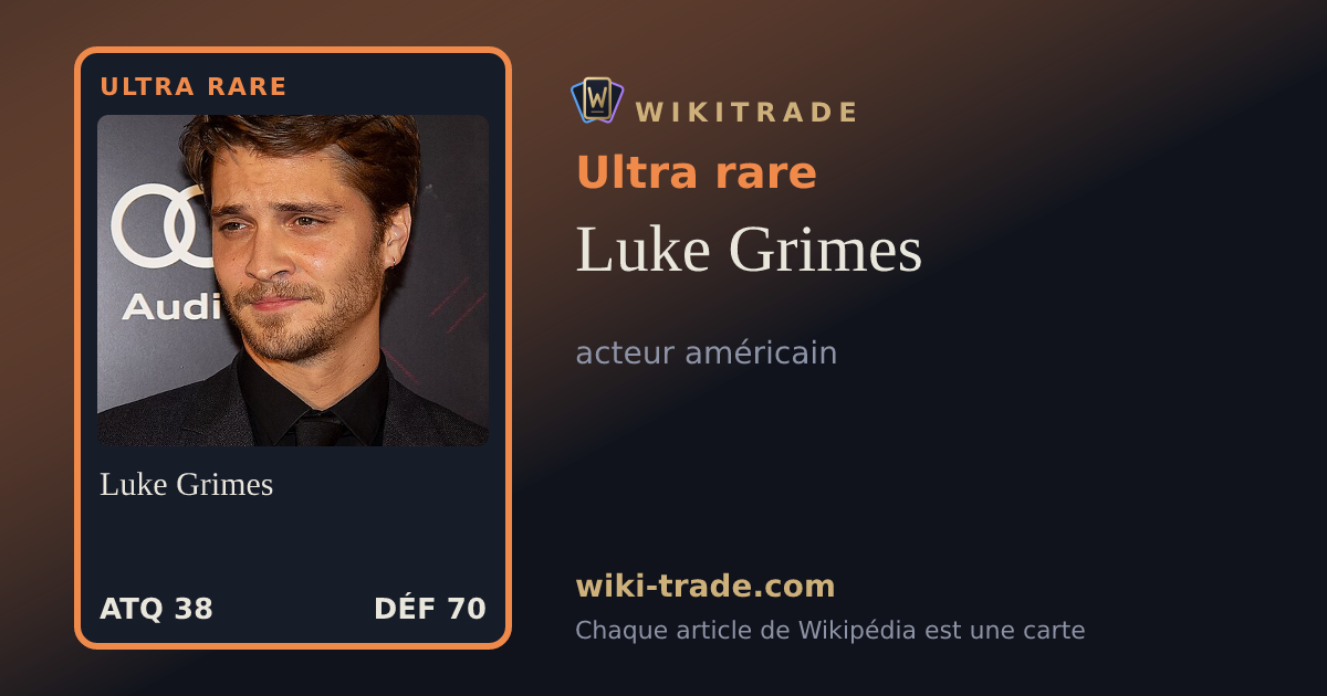 Luke Grimes — carte Ultra rare