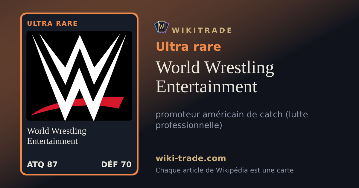 World Wrestling Entertainment — carte Ultra rare