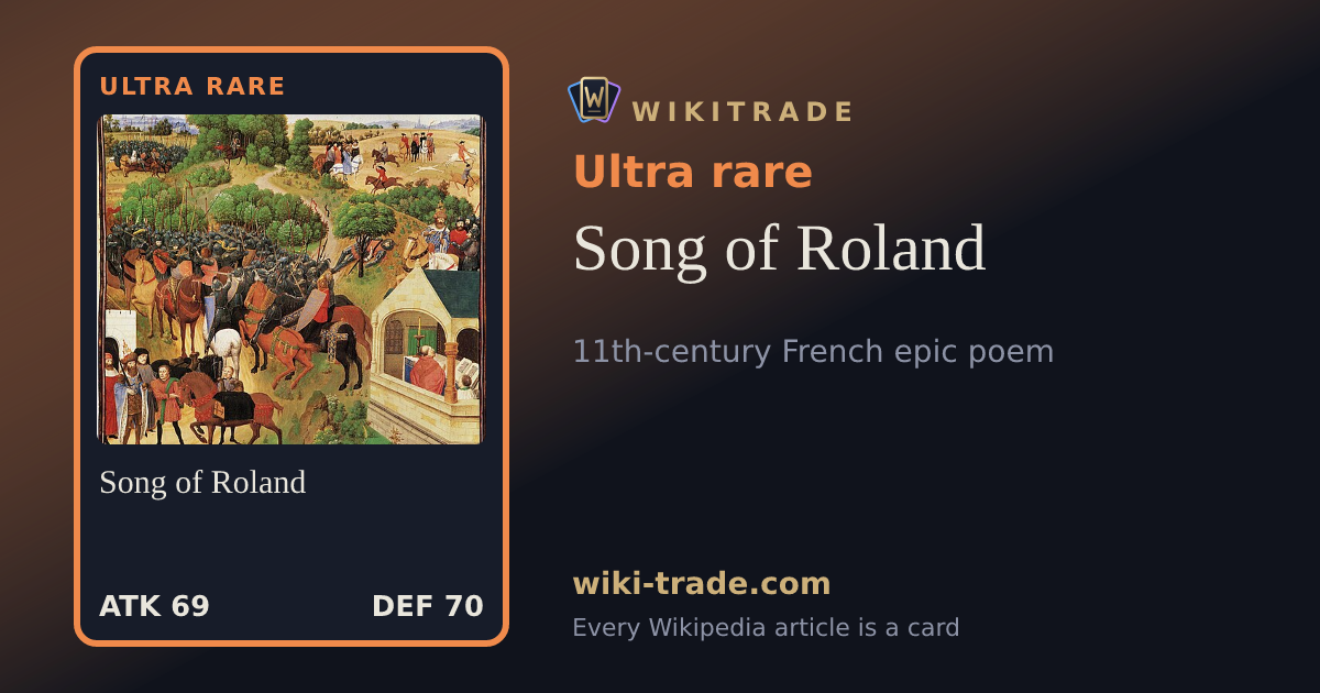 Song of Roland — Ultra rare card