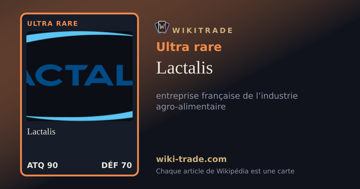 Lactalis — carte Ultra rare