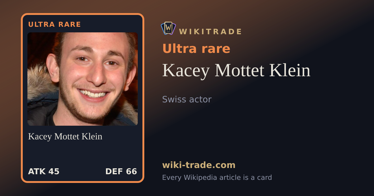 Kacey Mottet Klein — Ultra rare card