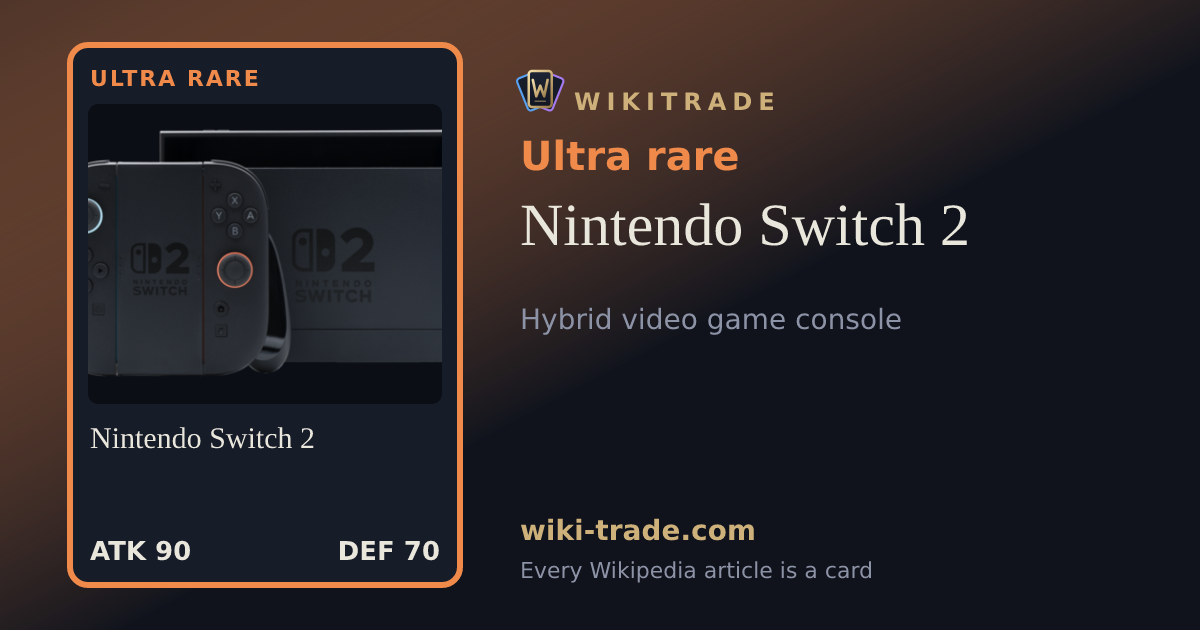 Nintendo Switch 2 — Ultra rare card