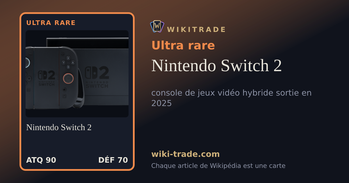 Nintendo Switch 2 — carte Ultra rare