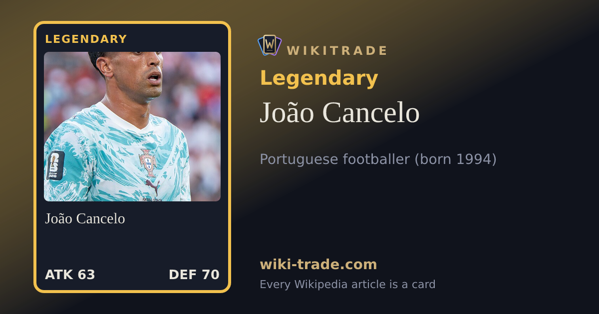 João Cancelo — Legendary card