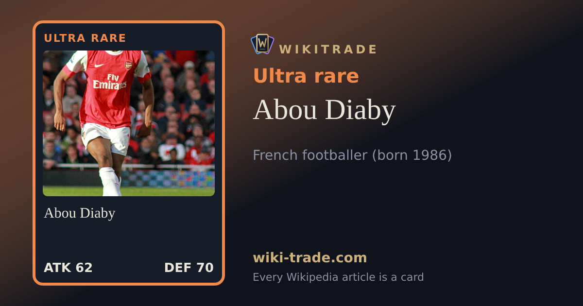 Abou Diaby — Ultra rare card
