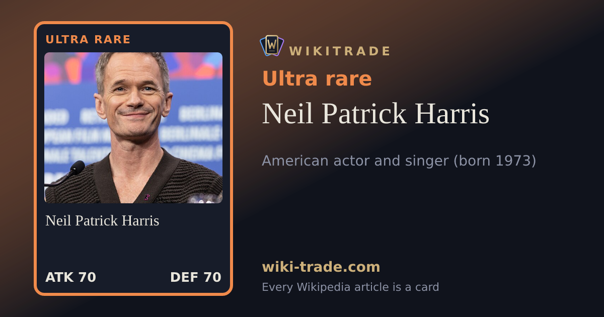 Neil Patrick Harris — Ultra rare card