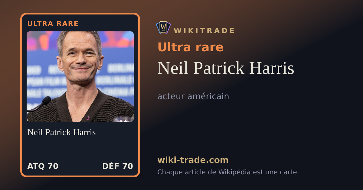Neil Patrick Harris — carte Ultra rare