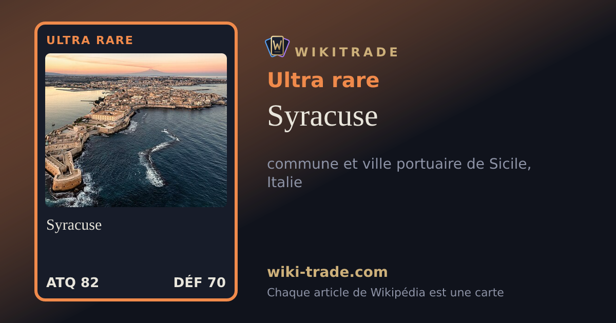 Syracuse — carte Ultra rare