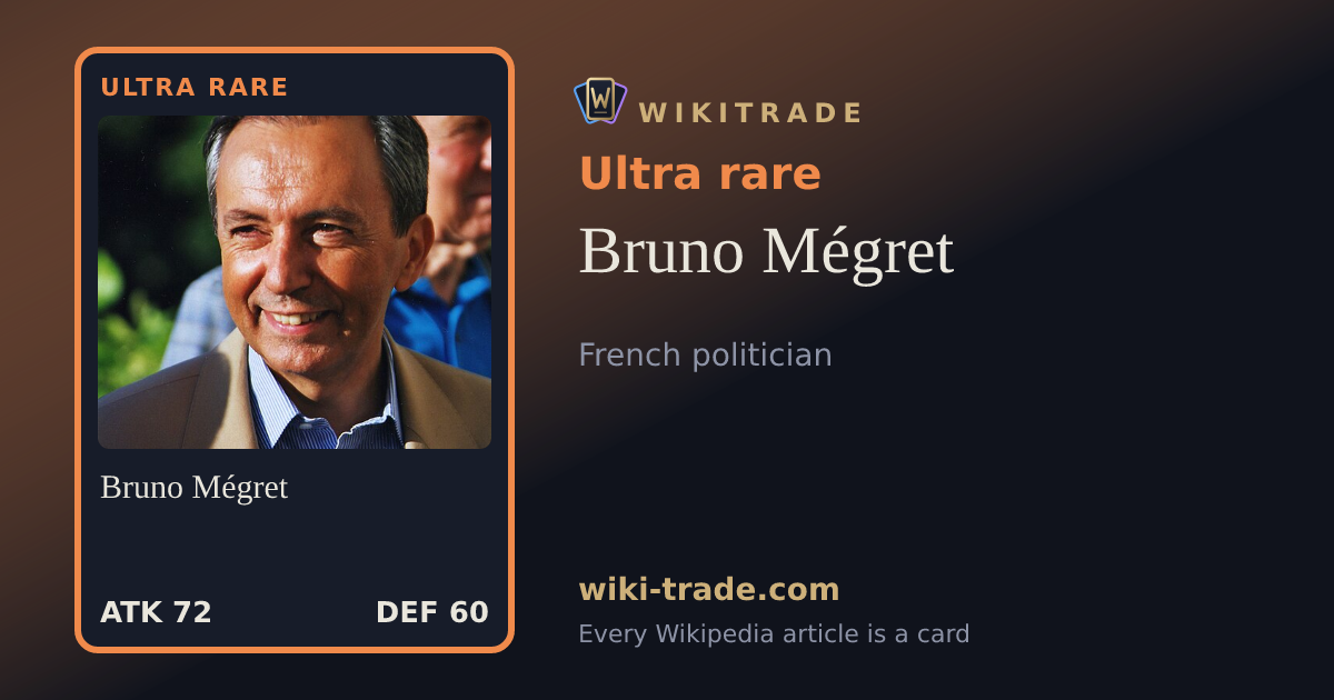 Bruno Mégret — Ultra rare card