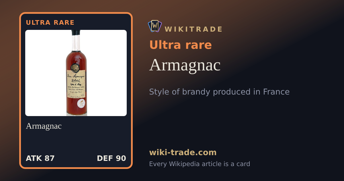 Armagnac — Ultra rare card