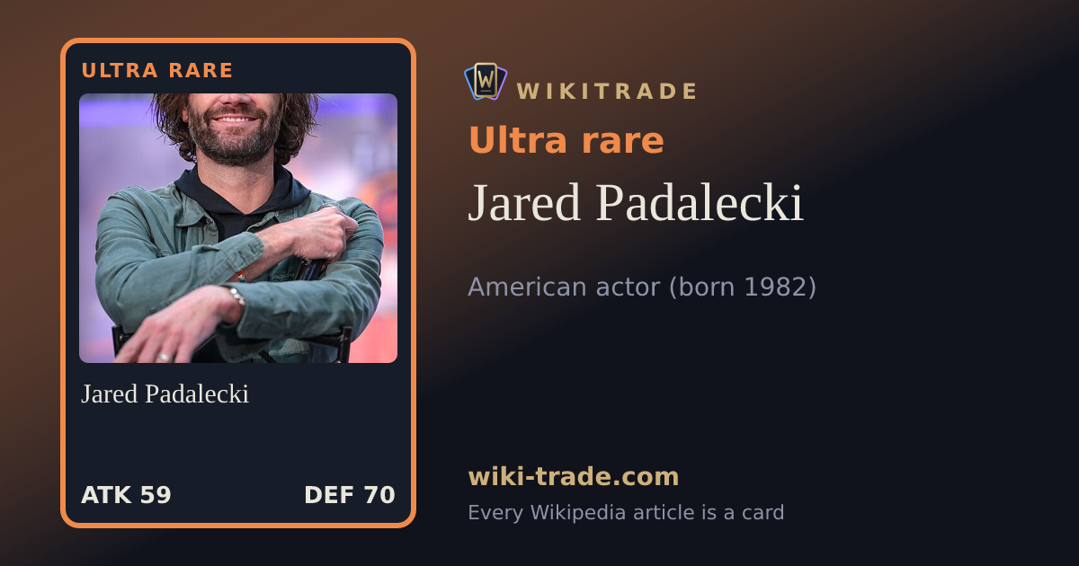 Jared Padalecki — Ultra rare card