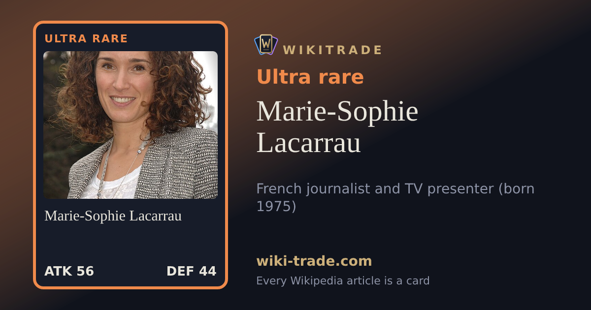 Marie-Sophie Lacarrau — Ultra rare card