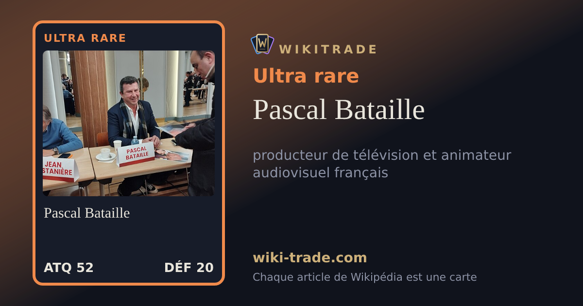 Pascal Bataille — carte Ultra rare