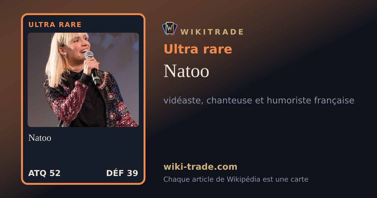 Natoo — carte Ultra rare