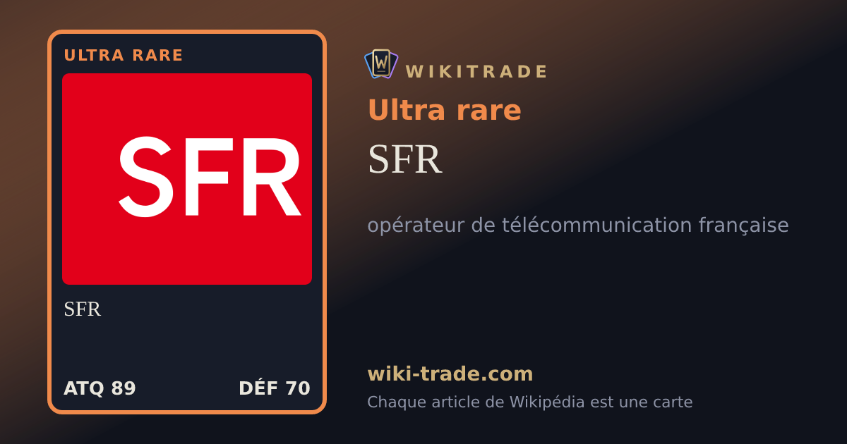 SFR — carte Ultra rare