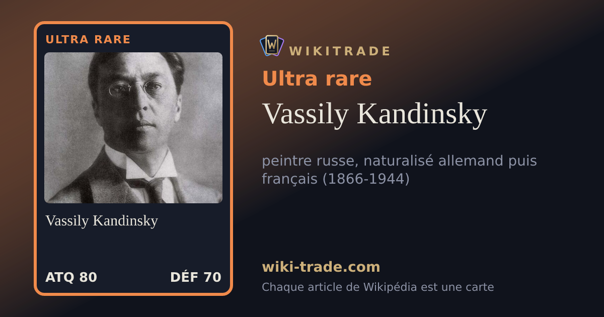 Vassily Kandinsky — carte Ultra rare