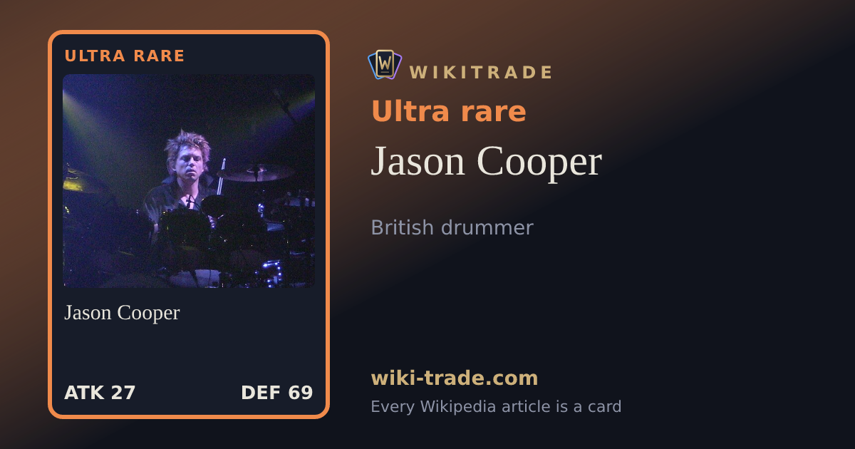 Jason Cooper — Ultra rare card
