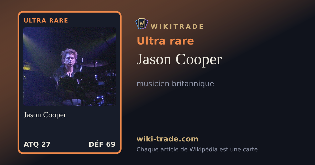 Jason Cooper — carte Ultra rare