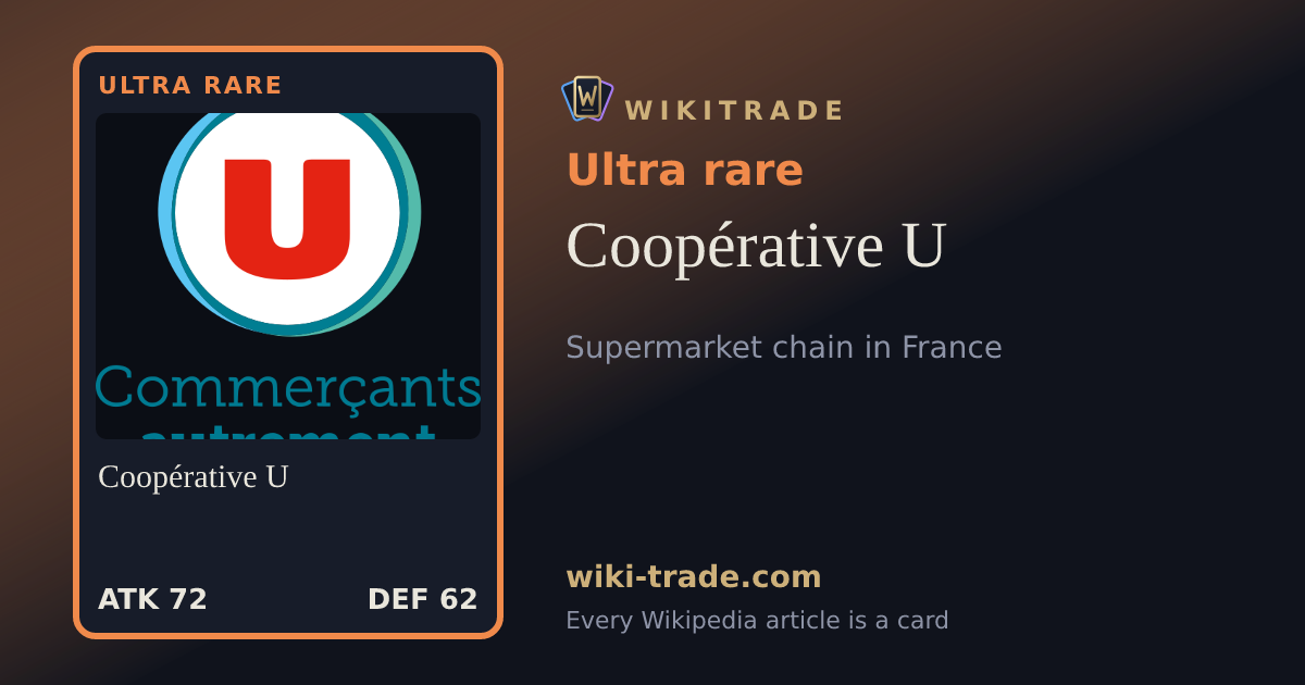 Coopérative U — Ultra rare card
