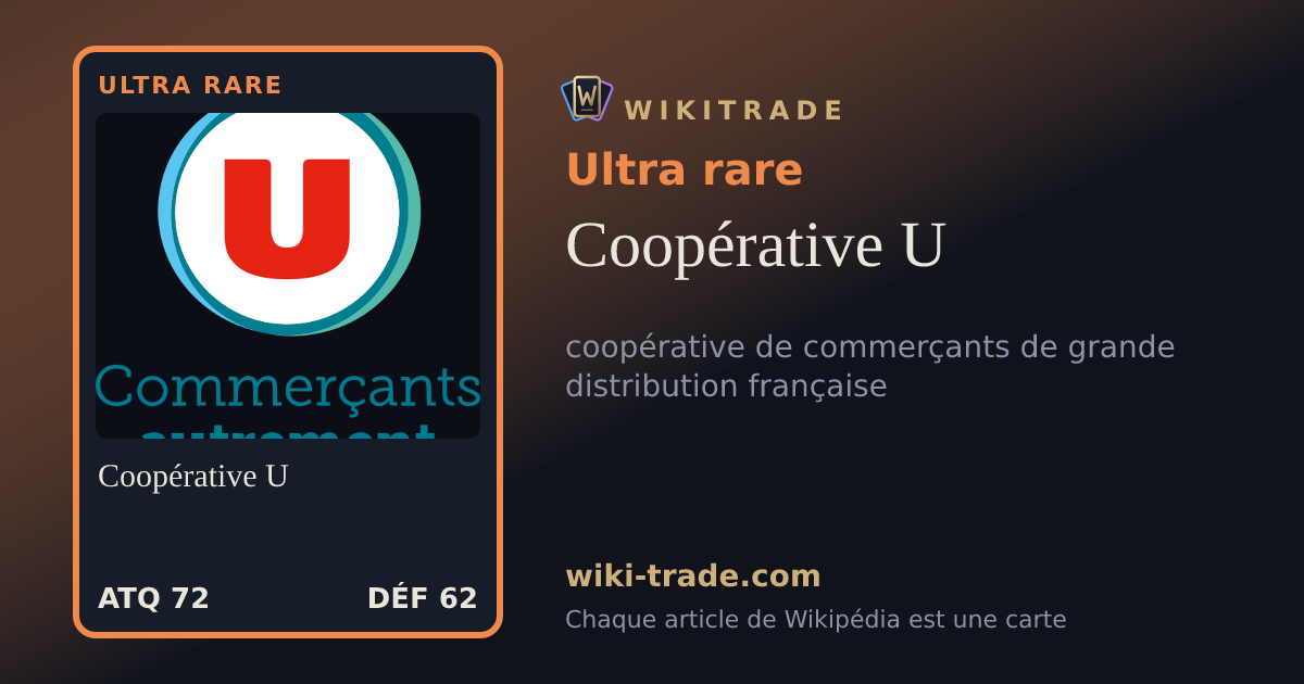 Coopérative U — carte Ultra rare