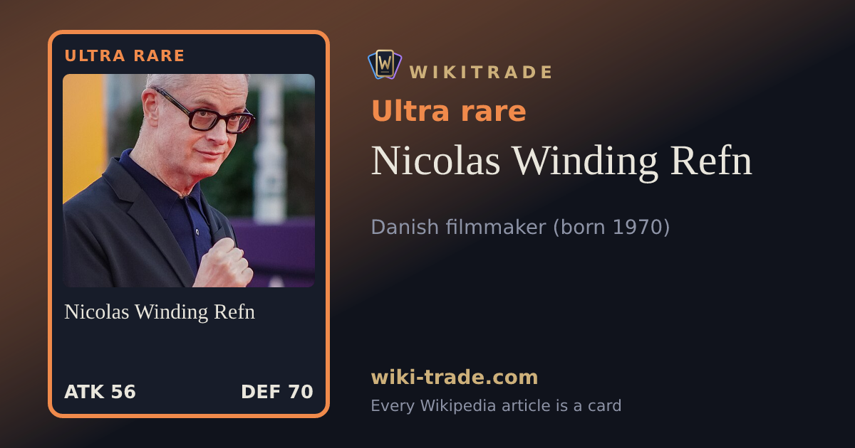 Nicolas Winding Refn — Ultra rare card