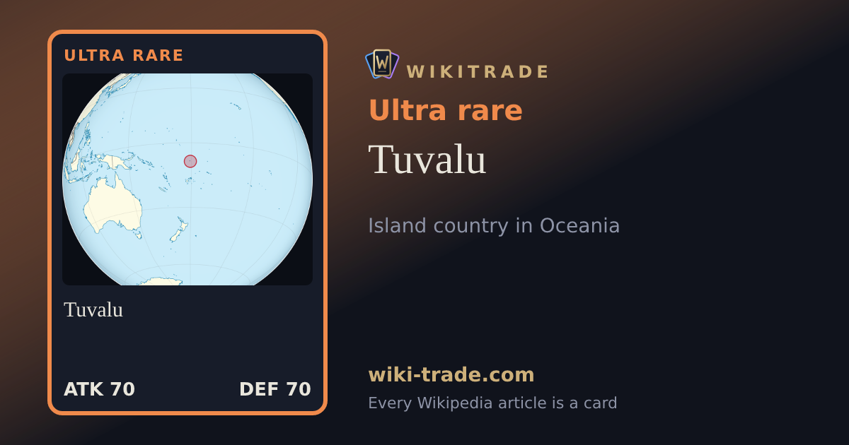 Tuvalu — Ultra rare card