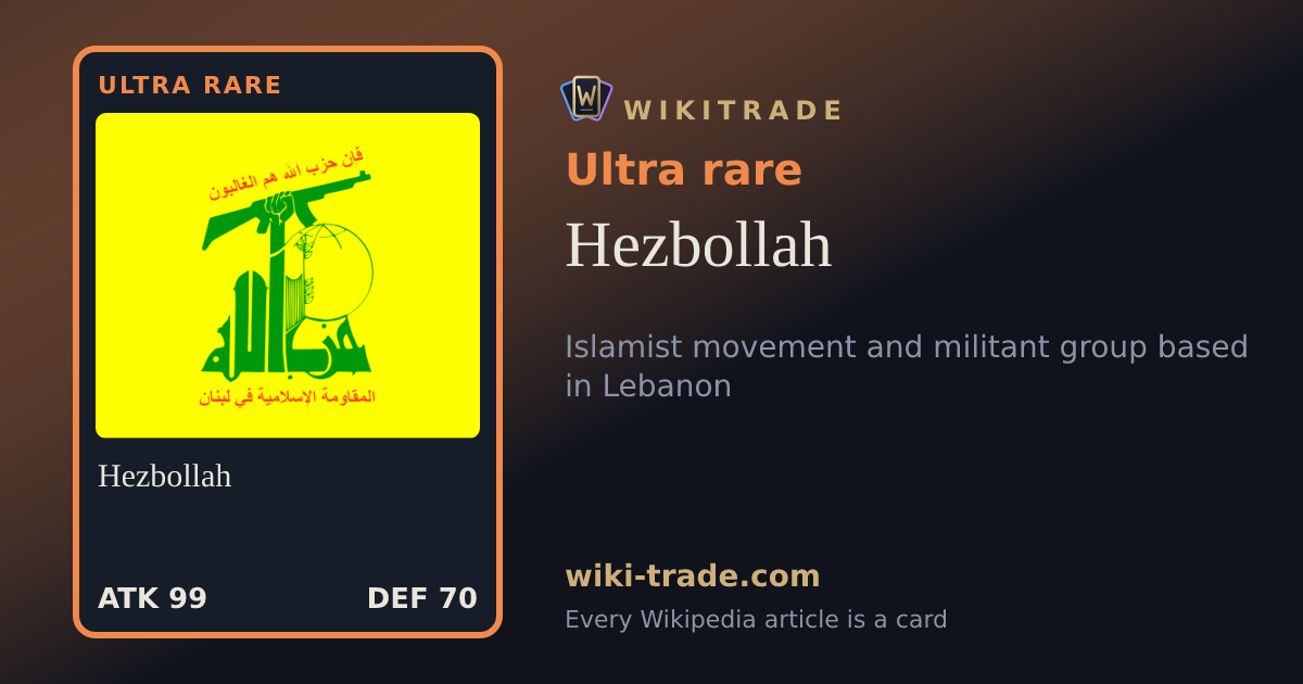 Hezbollah — Ultra rare card