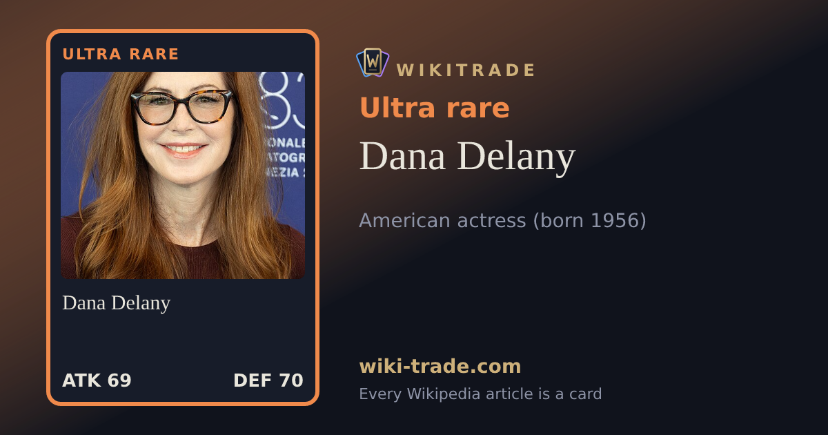 Dana Delany — Ultra rare card