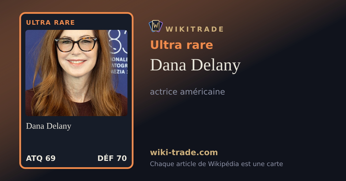 Dana Delany — carte Ultra rare