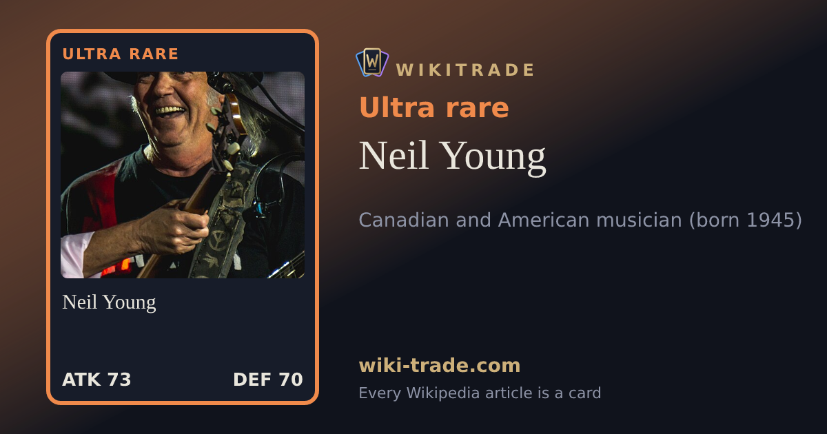 Neil Young — Ultra rare card