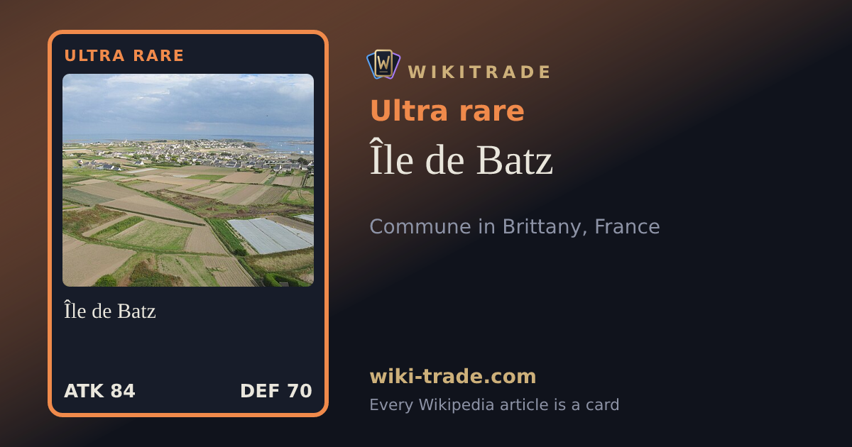 Île de Batz — Ultra rare card